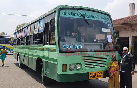 விபத்து நஷ்டஈடு வழங்காததால் அரசு பஸ் ஜப்தி