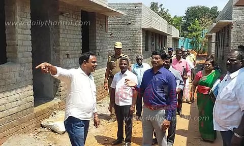 ஆரணி தொகுதியில் வளர்ச்சி பணிகளை கலெக்டர் நேரில் ஆய்வு