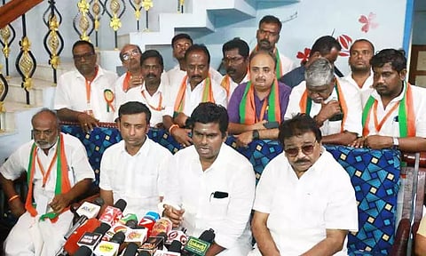 ஈரோடு கிழக்கு இடைத்தேர்தல் தீர்ப்பை தலைவணங்கி ஏற்கிறோம்:கூட்டணி தர்மத்துடன் பா.ஜ.க. தேர்தல் பணியாற்றியதுவிழுப்புரத்தில் அண்ணாமலை பேட்டி