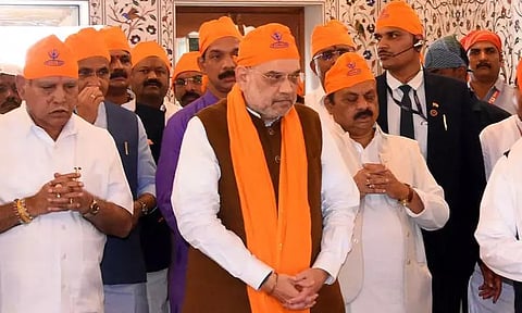 வடகிழக்கில் தொலைநோக்கி வைத்து தேடினாலும் காங்கிரஸ் தெரியவில்லை - அமித் ஷா கிண்டல்