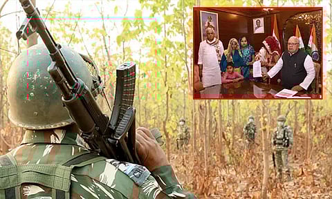 புல்வாமா தாக்குதலில் வீரமரணம்: சாக அனுமதி கோரி விதவை மனைவிகள் தர்ணா போராட்டம்