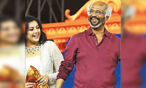 சினிமாவில் 40 ஆண்டுகள்... மீனாவை வாழ்த்திய ரஜினி