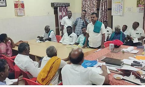 நெல் கொள்முதல் நிலையத்தில் லஞ்சம் வாங்குவதை தடுக்க வேண்டும்குறைகேட்பு கூட்டத்தில் விவசாயிகள் குற்றச்சாட்டு