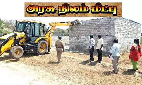 பெரியமுல்லைவாயல் கிராமத்தில் ரூ.50 கோடி அரசு நிலம் மீட்பு