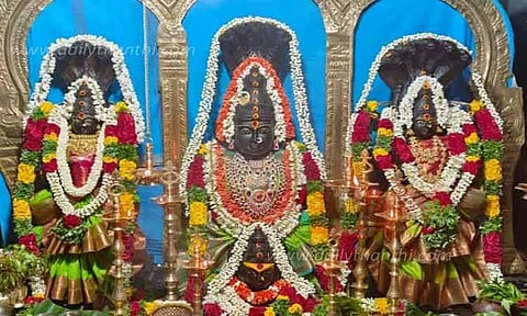 முப்பெரும் தேவியர் பவானி அம்மன் கோவிலில் சிறப்பு பூஜை