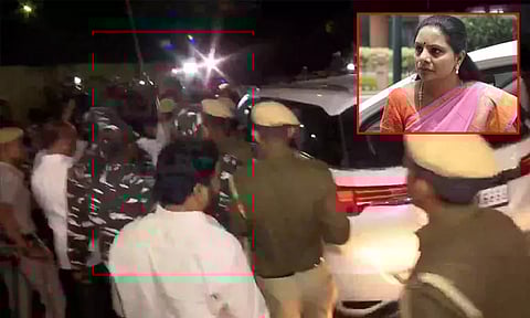 டெல்லி மதுபான கொள்கை ஊழல் வழக்கு; 16-ந்தேதி ஆஜராக கவிதாவுக்கு அமலாக்க துறை மீண்டும் சம்மன்