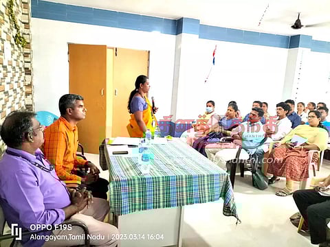 ஆலங்காயம் சுகாதார நிலையத்தில் ஆய்வு கூட்டம்