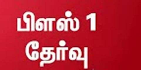 பிளஸ்-1 பொதுத்தேர்வை 7 ஆயிரத்து 443 மாணவ,மாணவிகள் எழுதினர்