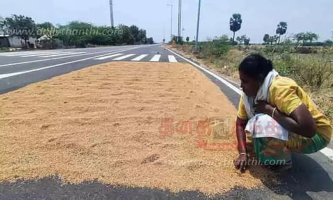 நெல்லுக்கு விலை கிடைத்தும் விளைச்சல் இல்லாததால் விவசாயிகள் ஏமாற்றம்