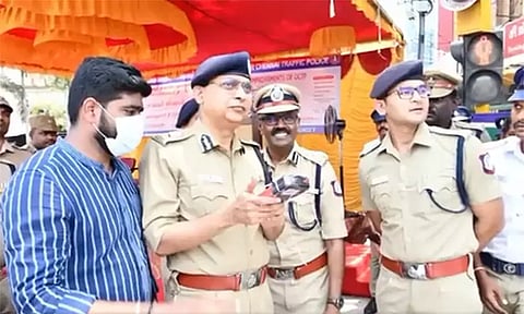 சென்னை போக்குவரத்துக் காவல் துறையை நவீனப்படுத்த 4 தொழில்நுட்ப திட்டங்கள் - காவல் ஆணையர் சங்கர் ஜிவால் தொடங்கி வைத்தார்