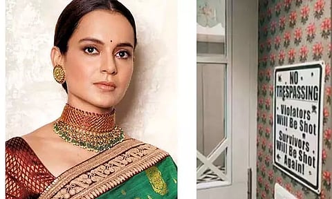 'அத்துமீறுபவர்கள் சுடப்படுவீர்கள்' - கங்கனா எச்சரிக்கை