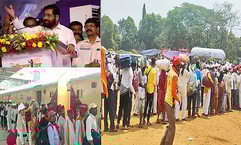 கோரிக்கைகளை நிறைவேற்றுவதாக மராட்டிய முதல்-மந்திரி ஷிண்டே உறுதி; விவசாயிகள் போராட்டம் வாபஸ்