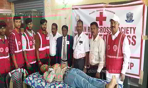 கூடலூர் அரசு கல்லூரியில் ரத்ததான முகாம்