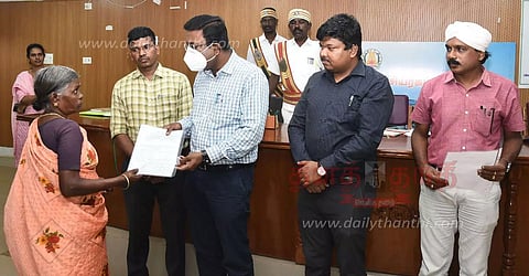 மக்கள் குறைதீர்க்கும் கூட்டத்தில் 510 மனுக்கள் பெறப்பட்டன