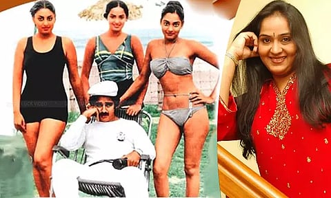 அப்பவே நாங்க அப்படி...! நீச்சல் உடையில் நடிகைகள்...! எனக்கு பிடித்த நினைவுகளில் ஒன்று! -நடிகை ராதா