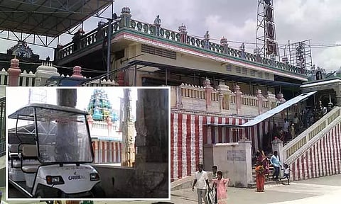 திருத்தணி முருகன் கோவிலில் பேட்டரி கார்கள் பழுது - மாற்றுத்திறனாளிகள் அவதி