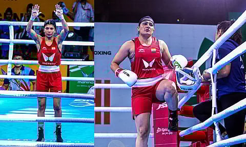 உலக மகளிர் குத்து சண்டை சாம்பியன்ஷிப் இறுதி போட்டிக்கு முன்னேறிய 4 வீராங்கனைகள்