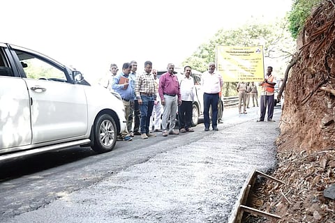 திருப்பத்தூரில் இருந்து புதூர்நாடு வரை ரூ.18 கோடியில் தார் சாலை