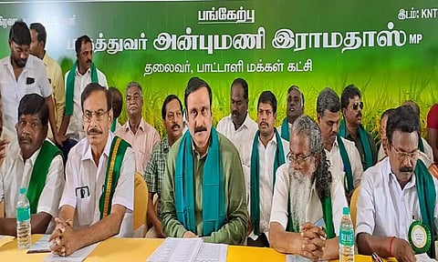என்.எல்.சி. நிறுவனத்துக்கு நிலம் கையகப்படுத்துவதை கைவிடாவிட்டால் போராட்டம் தீவிரமாகும் - டாக்டர் அன்புமணி ராமதாஸ்