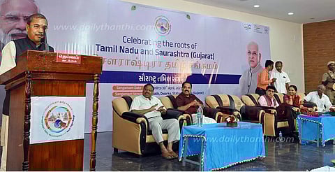 தமிழகத்தில் வாழும் சவுராஷ்டிர மக்களுக்குதாய் வீடு போன்றது குஜராத்