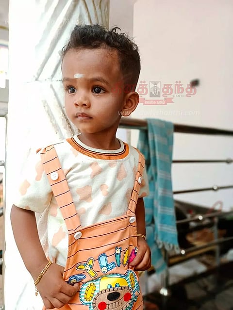 மீன் தொட்டியில் தவறி விழுந்து 2½ வயது குழந்தை சாவு