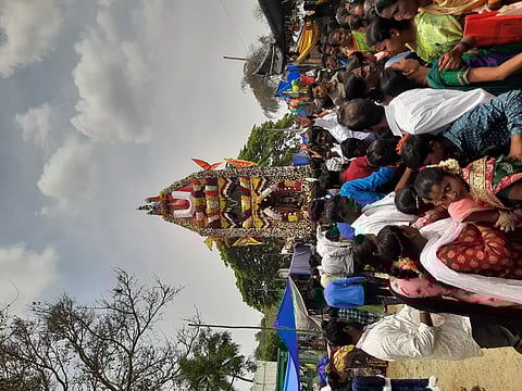 தேன்கனிக்கோட்டை அருகேமதனகிரி முனிஸ்வரன் கோவில் தேர்த்திருவிழா