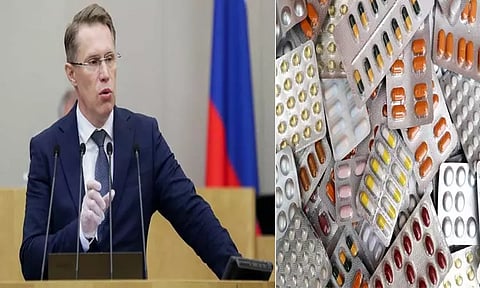 உக்ரைன் போரின் விளைவால் ரஷியாவில் மருந்து தட்டுப்பாடா? ரஷியா சுகாதார மந்திரி விளக்கம்