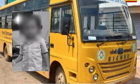பள்ளி வேன் மோதியதில் 3 வயது குழந்தை உயிரிழப்பு - கடலூரில் சோகம்