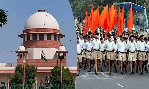 ஆர்.எஸ்.எஸ் பேரணி வழக்கில் தீர்ப்பு தேதி குறிப்பிடாமல் ஒத்திவைப்பு - சுப்ரீம் கோர்ட்டு உத்தரவு