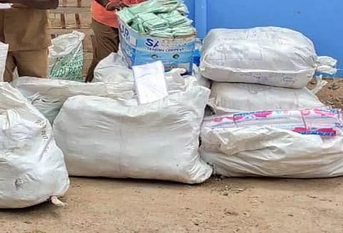 7 கடைகளில் பிளாஸ்டிக் பொருட்கள் பறிமுதல்