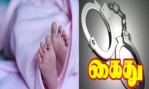 செம்மஞ்சேரியில் 2 மாத குழந்தையை சுவரில் அடித்துக்கொன்ற தந்தை கைது