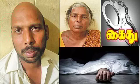 சோமங்கலம் அருகே கழுத்தை நெரித்து பெண் கொலை; கணவர், மாமியார் கைது