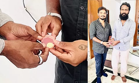 விடுதலை பட குழுவினர் அனைவருக்கும் தங்க காசு வழங்கிய இயக்குநர் வெற்றிமாறன்