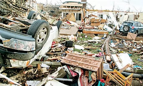 அமெரிக்காவில் 2 நாட்களில் 60 புயல்கள்: பலி எண்ணிக்கை 26 ஆக உயர்வு