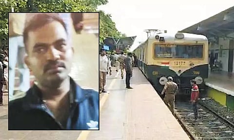 தாம்பரம் ரெயில்வே சுரங்கப்பாதையில் இளம்பெண்ணை கேலி செய்த சப்-இன்ஸ்பெக்டர் பணியிடை நீக்கம்