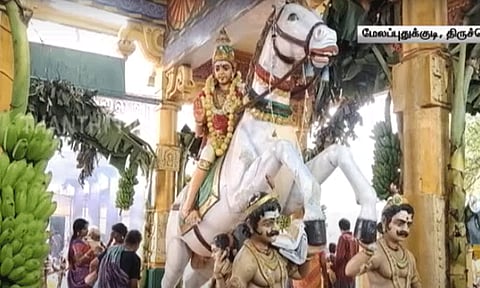 அய்யனார் கோவிலில் பங்குனி உத்திரம்.. வித விதமாக பரிகாரம் செய்த பெண்கள் - மொட்டை அடித்து பக்தர்கள் காணிக்கை