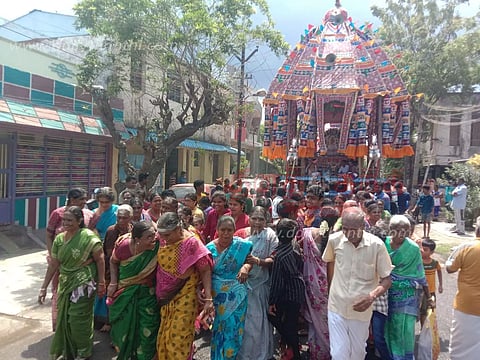 அமரநந்தீஸ்வரர் கோவில் தேரோட்டம்