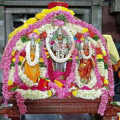 பங்குனி உத்திரத்தையொட்டி சென்னிமலை முருகன் கோவிலில் திருக்கல்யாண உற்சவம்