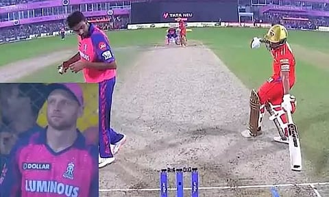 பயம் காட்டிய அஸ்வின்: உஷாராக விக்கெட்டை காப்பற்றிய தவான் - பட்லரை போகஸ் செய்த கேமிராமேன்...! வீடியோ