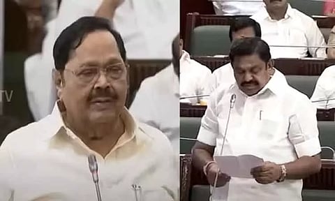 சட்டசபையில் தொழில்துறை மானியக் கோரிக்கை மீதான விவாதம் - அமைச்சர் துரைமுருகன் கேள்விக்கு ஈ.பி.எஸ். பதில்