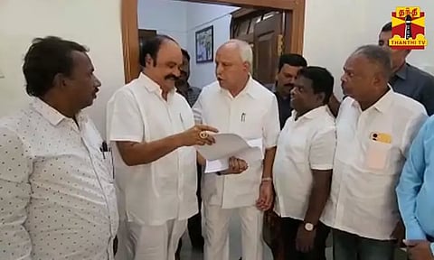 கர்நாடக தேர்தல்: எடியூரப்பா உடன் ஓபிஎஸ் அணியினர் திடீர் சந்திப்பு..!