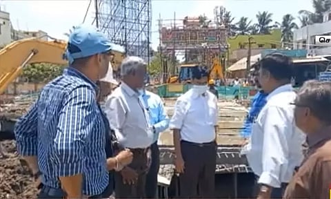 விடுமுறை தினத்திலும் வடிகால் பணிகளை ஆய்வு செய்த தலைமைச் செயலாளர்