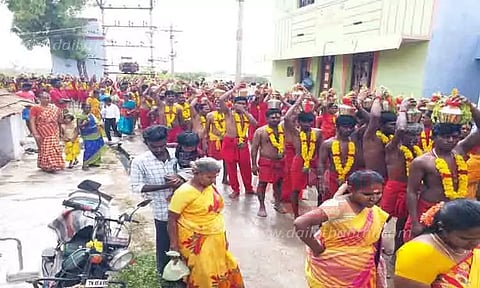 கோட்டையூர் சக்தி மாரியம்மன் கோவிலில் பொங்கல் திருவிழா