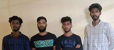 போதை ஊசி, மருந்துகள் விற்ற தலைமை ஆசிரியரின் மகன் உள்பட 4 பேர் கைது