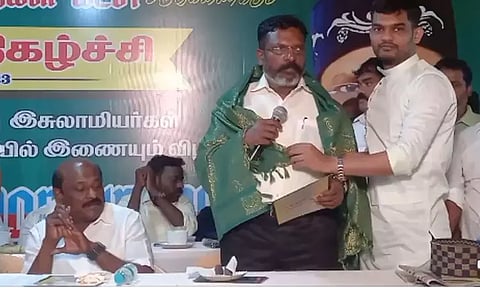 ராமாபுரத்தில் இப்தார் நோன்பு திறக்கும் நிகழ்ச்சியில் திருமாவளவன் பங்கேற்பு