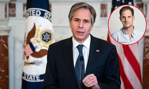 வால்ஸ்ட்ரீட் ஜர்னல் நிருபரை உடனே விடுவியுங்கள்: ரஷியாவிடம் அமெரிக்கா தொடர்ந்து கெஞ்சல்