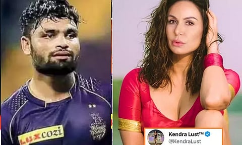 ரிங்கு இஸ் கிங்...! ஒரு ஆபாச நடிகையின் பாராட்டு ; போட்டோ வேறு...!