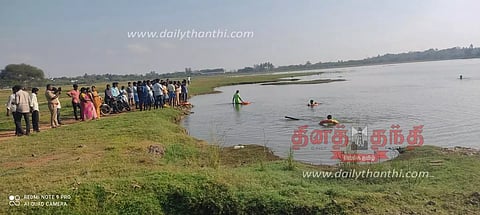 ஏரியில் மூழ்கி சிறுவன் சாவு-பிறந்தநாளில் சோகம்