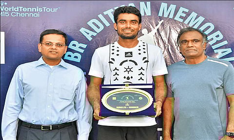 பா.ராமச்சந்திர ஆதித்தனார் நினைவு சர்வதேச டென்னிஸ் போட்டி: அரியானா வீரர் திக்விஜய் பிரதாப் சிங் 'சாம்பியன்'
