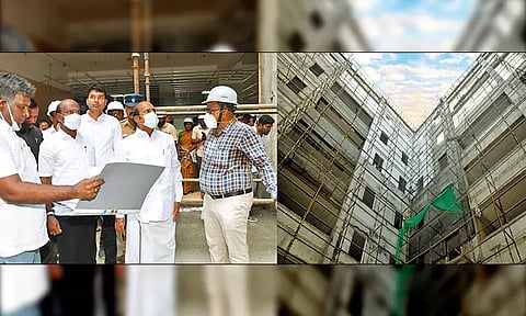 கிண்டி பன்னோக்கு ஆஸ்பத்திரி ஜூன் மாதம் திறக்கப்படும் - அமைச்சர் எ.வ.வேலு தகவல்